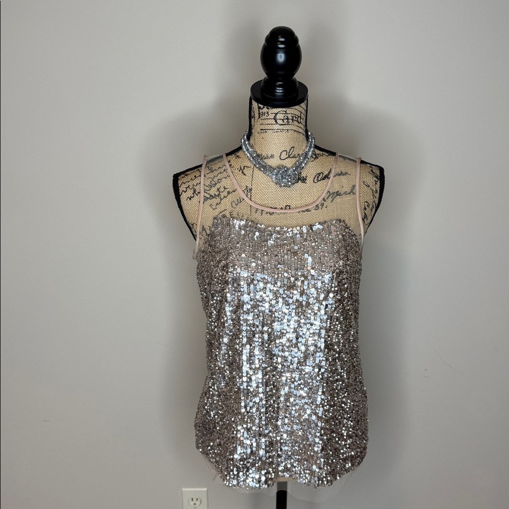 Renzo + Kai Sequin Embellished Top